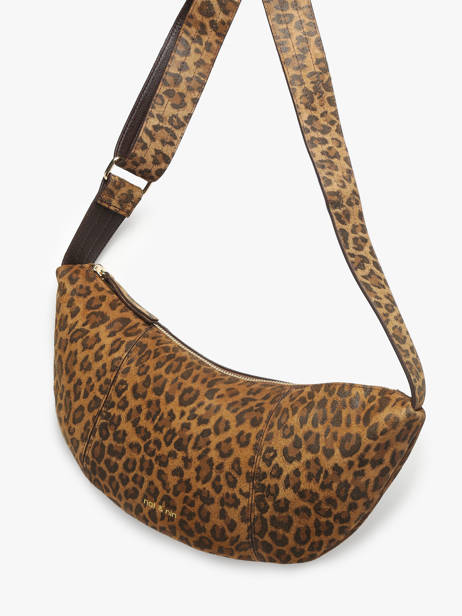 Sac Banane Luce Cuir Nat et nin Marron vintage LUCE vue secondaire 2