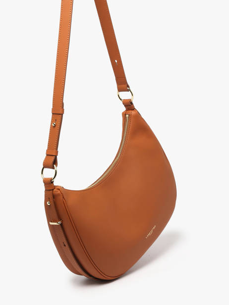 Sac Bandoulière Donna Aria Cuir Lancaster Marron donna aria 77 vue secondaire 2