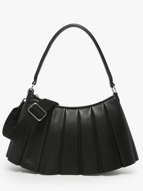 Sac Porté épaule Lenglen Cuir Lacoste Noir lenglen NU5176DP