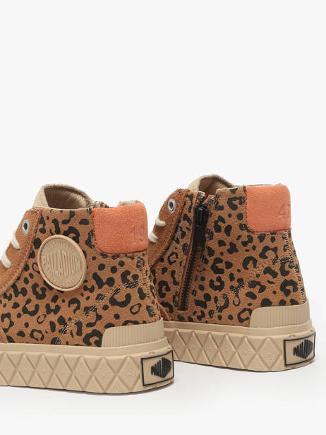 Sneakers En Cuir Palladium Marron women 74320234 vue secondaire 2