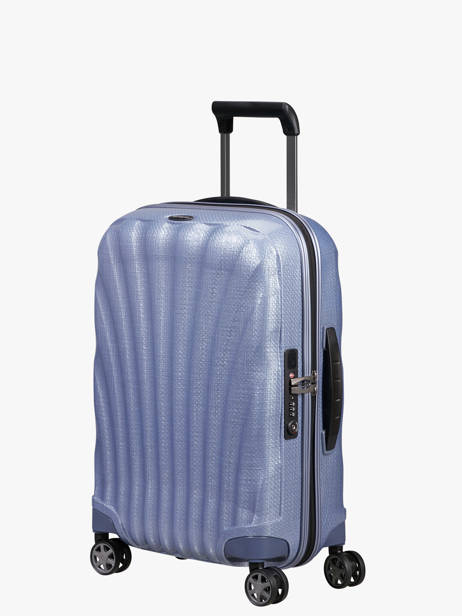 Valise Cabine Extensible Samsonite Violet c-lite CS2007 vue secondaire 3