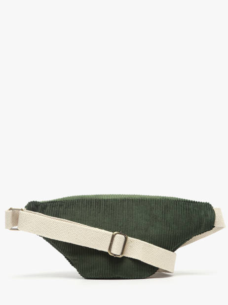 Sac Banane Hindbag Vert velours V vue secondaire 4