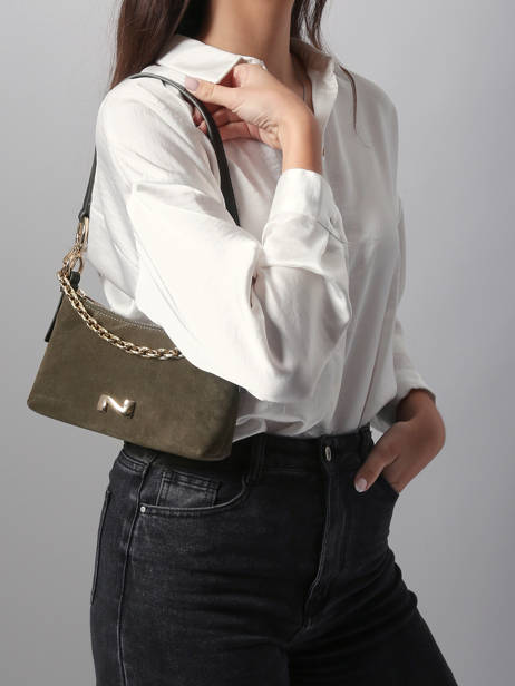 Suede Betty Evening Bag Nathan baume Green vogue 5 other view 1