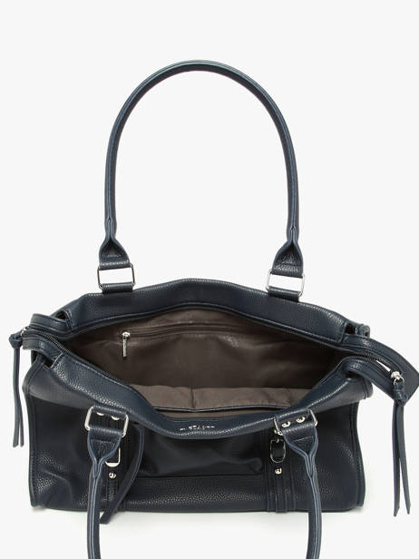 Sac Porté épaule A4 Grained Miniprix Bleu grained F8533 vue secondaire 2