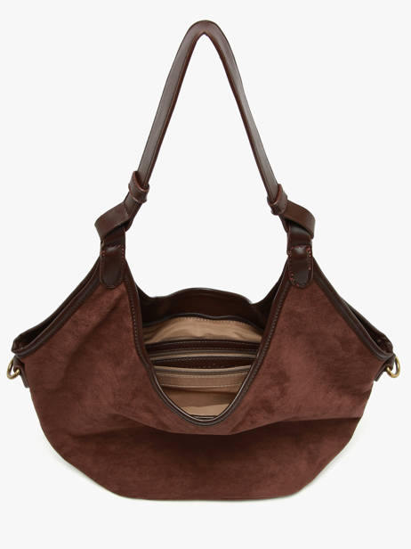 Sac Porté épaule Velvet Soft Miniprix Marron velvet soft 27591 vue secondaire 1
