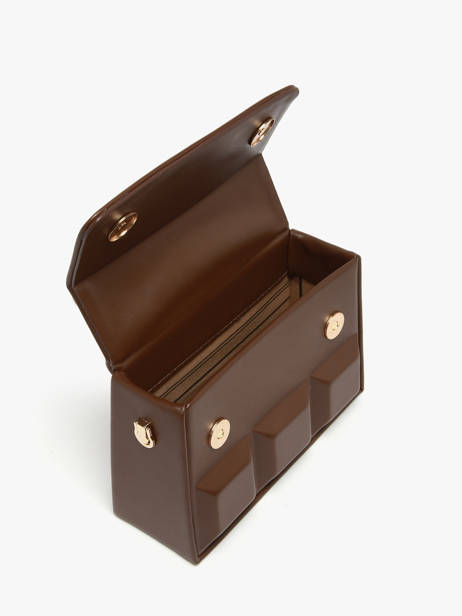 Sac Bandoulière City Miniprix Marron city YL26001 vue secondaire 2