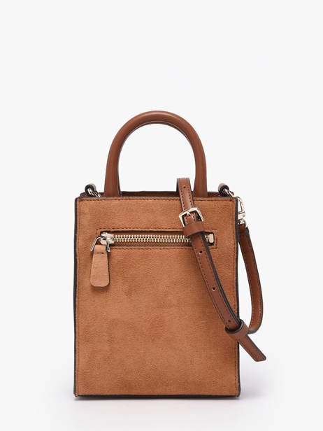 Sac Bandoulière Erenia Cuir Guess Marron erenia SB783875 vue secondaire 3