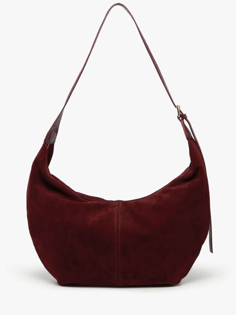 Sac Porté épaule Velvet Caviar Milano Rouge velvet caviar VC25091 vue secondaire 3