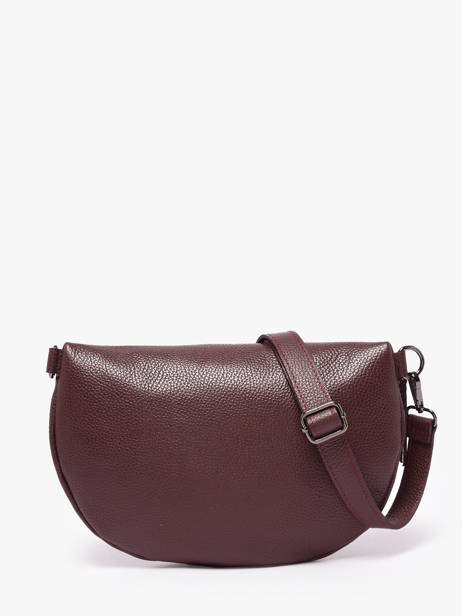 Sac Banane Caviar Cuir Milano Rouge caviar CA21123 vue secondaire 3