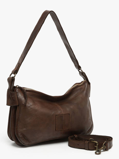 Sac Bandoulière Heritage Cuir Biba Marron heritage BT18 vue secondaire 1