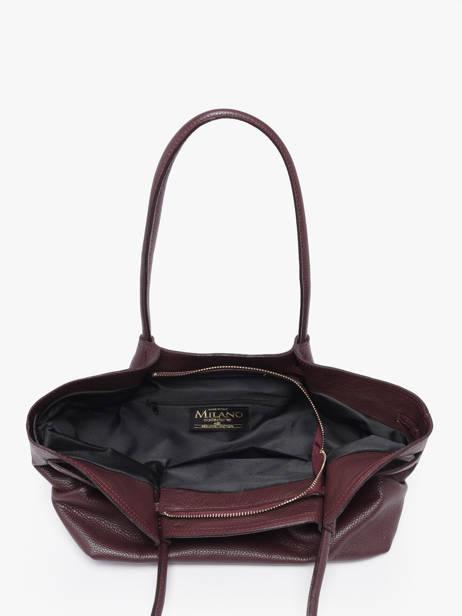 Sac Porté épaule Caviar Cuir Milano Rouge caviar CA25062 vue secondaire 2