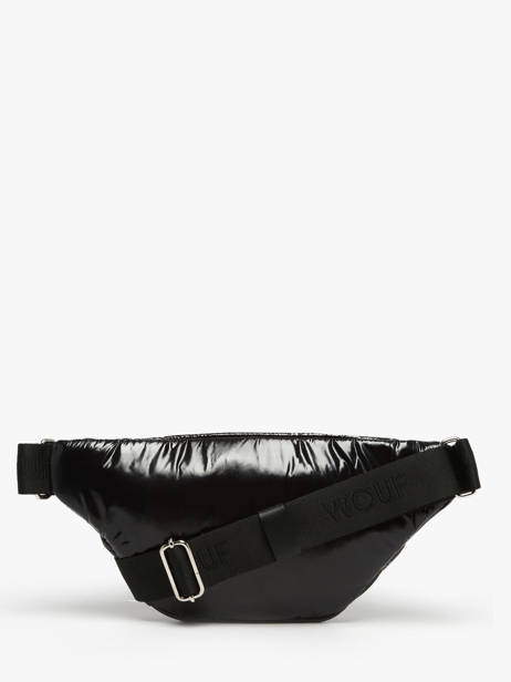 Sac Banane Wouf Noir glossy BW250023 vue secondaire 3