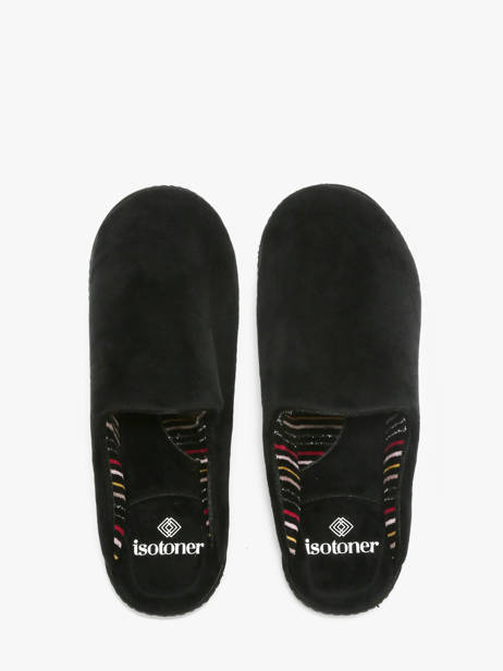 Slippers Isotoner Black women 97438