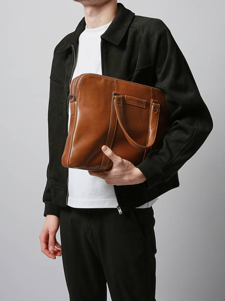 Briefcase Arthur 3 Compartments Arthur & aston Brown johany 6 other view 1