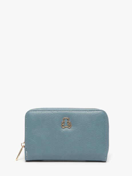 Carolina Wallet Lulu castagnette Blue zip CAROL035