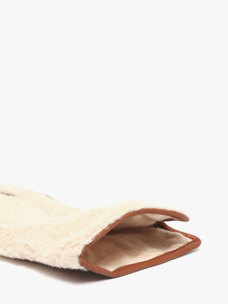 Gloves Isotoner Brown women gloves 85360 other view 1