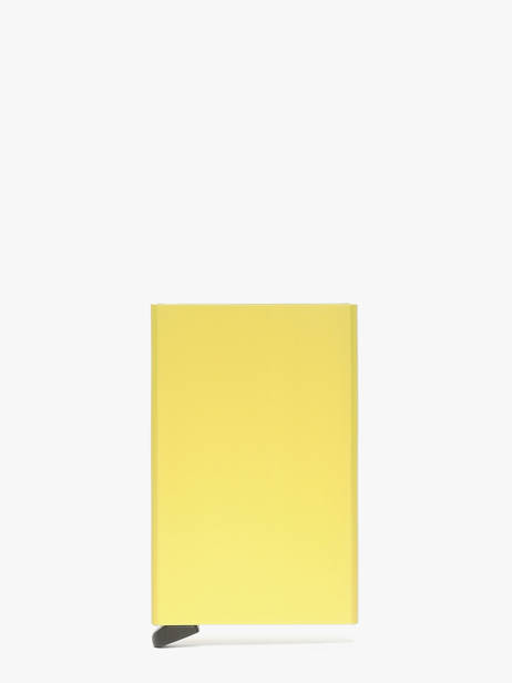 Aluminium Card Holder Secrid Yellow alu 00C