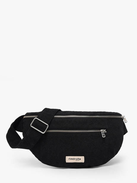 Recycled Cotton Orsel Belt Bag Rivedroite Black timeless ORSELTIM