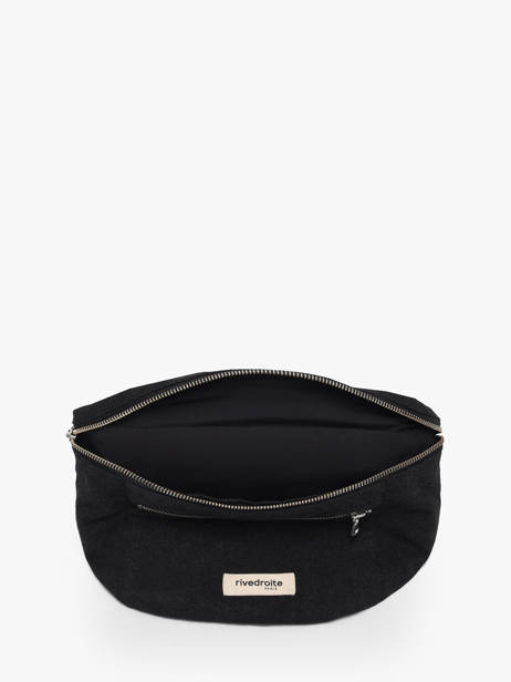 Recycled Cotton Orsel Belt Bag Rivedroite Black timeless ORSELTIM other view 3