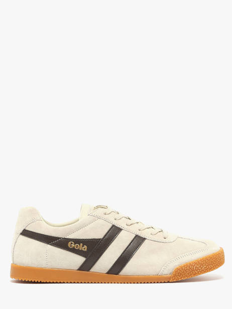 Sneakers Harrier In Leather Gola Beige men CMA192