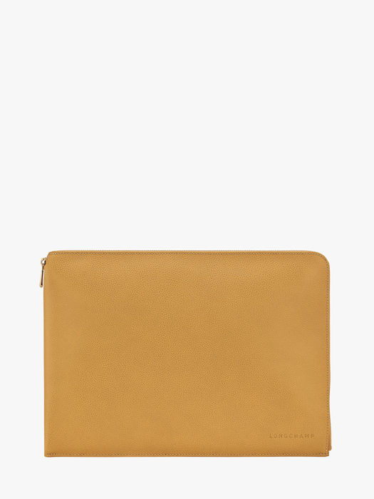 Longchamp Le foulonné Passport cover Yellow
