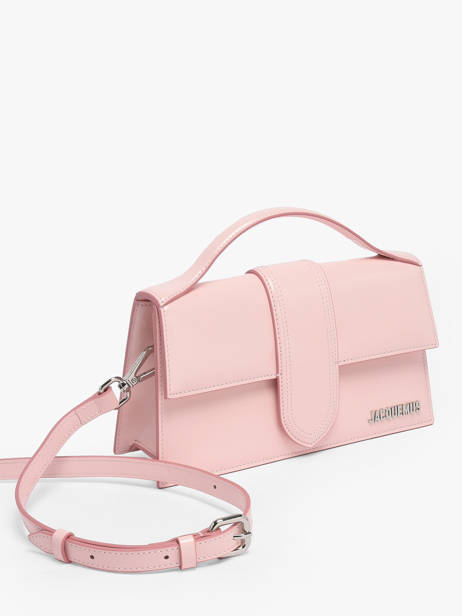 Preloved Leather Grand Bambino Crossbody Bag Jacquemus Pink second life 1565547 other view 4