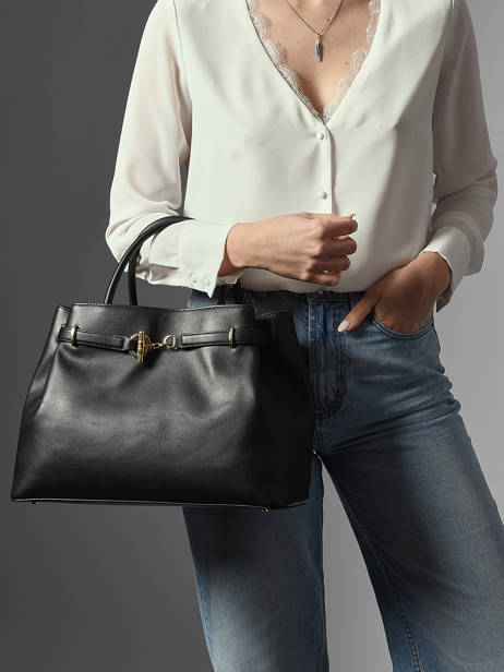 Large Leather Blake Satchel Lauren ralph lauren Black blake 31P03417 other view 1