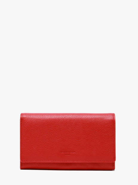 Leather Confort Wallet Hexagona Red confort 467779
