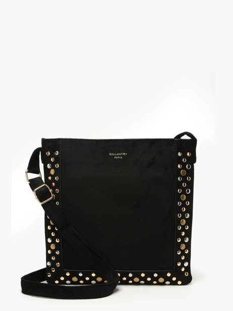 Shoulder Bag Velvet Studs Miniprix Black velvet studs JC53004