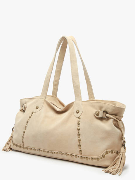 Shoulder Bag Houston Leather Basilic pepper Beige houston BHOU80 other view 2