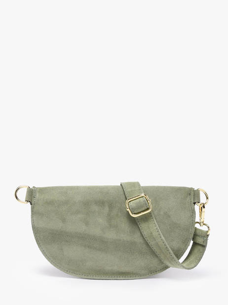 Belt Bag Leather Milano Green velvet VE25111 other view 4
