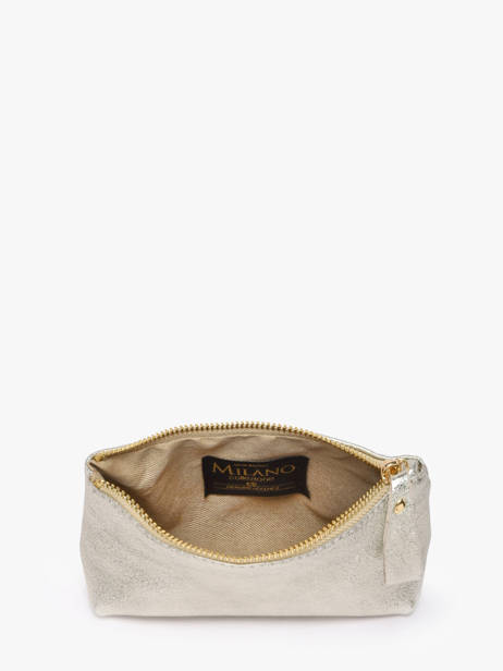 Pouch Nine Leather Milano Silver nine NI22114 other view 1