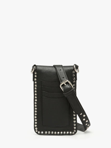 Phone Case Leather Basilic pepper Black glam BGLA88 other view 4