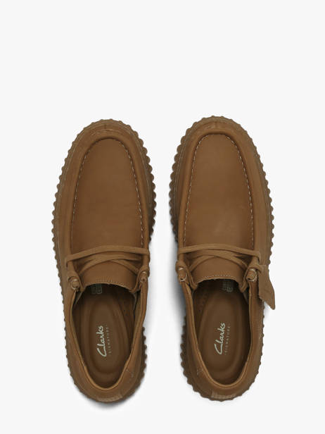 Derby Shoes In Leather Clarks Brown men 26186161 other view 4