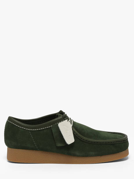 Derby Shoes In Leather Clarks Green men 26186170