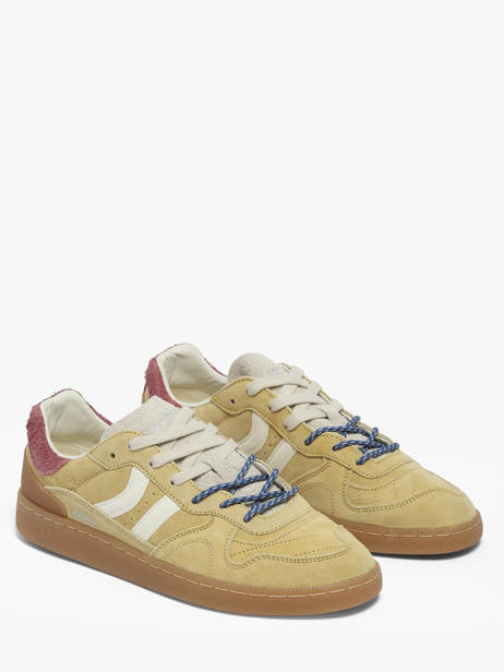 Sneakers In Leather Coolway Yellow men 8693817 other view 2