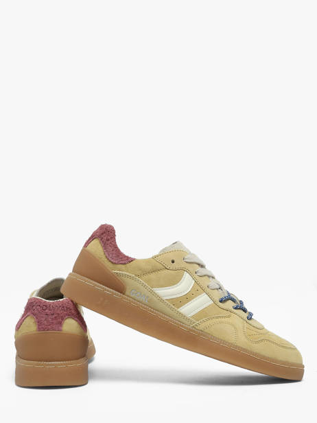 Sneakers In Leather Coolway Yellow men 8693817 other view 3
