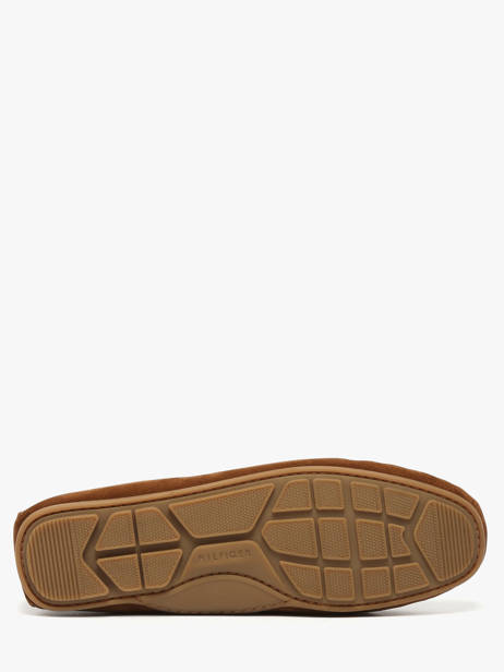 Moccasins In Leather Tommy hilfiger Brown men 5789GVQ other view 5