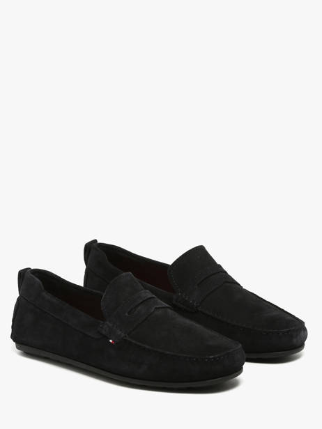 Moccasins In Leather Tommy hilfiger Blue men 5789DW5 other view 2