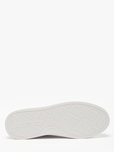 Sneakers In Leather Tommy hilfiger White women 91050GE other view 4