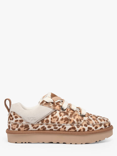 Sneakers Lo Lowmel Plains In Leather Ugg Brown women 1181071