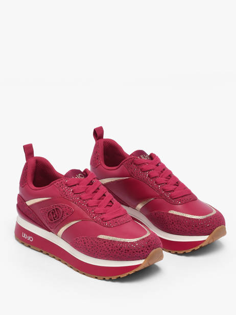 Sneakers In Leather Liu jo Pink women 6013PXCB other view 1