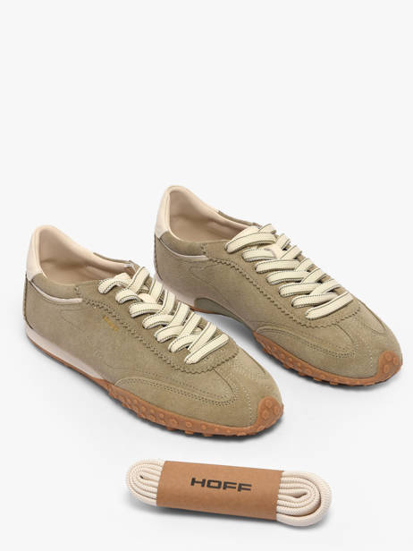 Sneakers In Leather Hoff Green women 22561025 other view 2