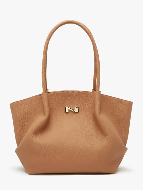 Leather Galatée Shoulder Bag Nathan baume Brown nymphea 3