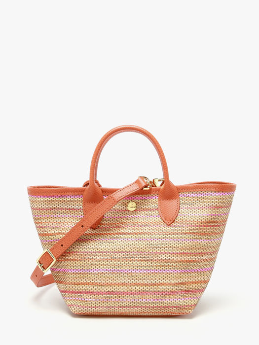Longchamp Le panier pliage rainbow Messenger bag White