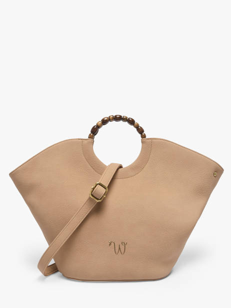Satchel Neflier Pearl Woomen Beige neflier pearl WNEP01