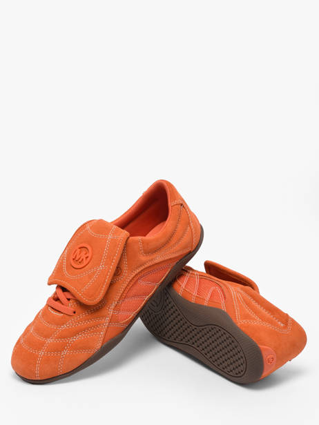Sneakers In Leather Michael kors Orange women YFS1S835 other view 2