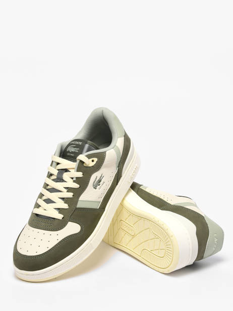 Sneakers In Leather Lacoste Green men 1SMA0100 other view 3