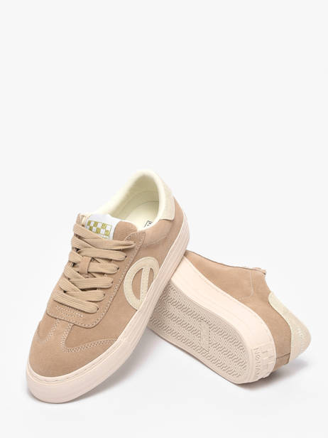 Sneakers In Leather No name Beige women ACEZ0404 other view 2