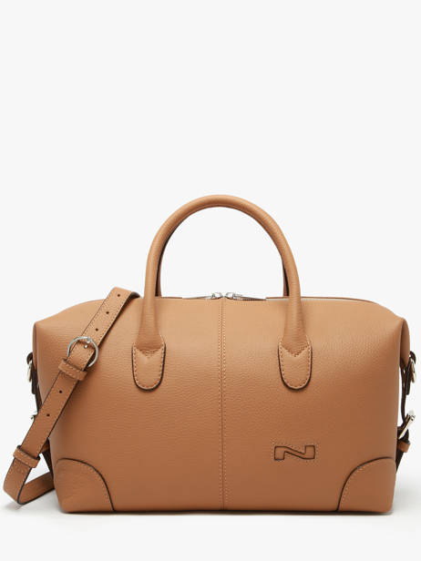 Leather Senna Satchel Nathan baume Brown drive 2